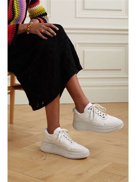 chloe nama sneakers sale|nama platform sneaker women chloé.